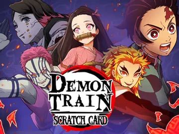how to play demon train scratch card